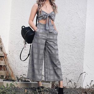 Eggie Plaid 2-piece set